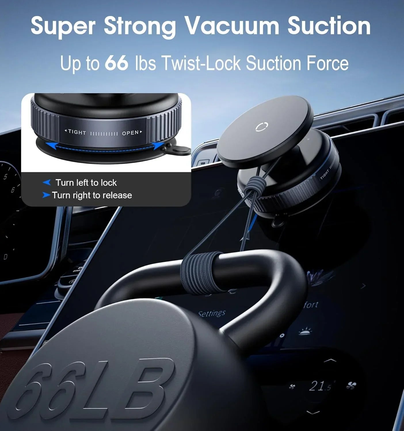 Car Dashboard Magnetic Phone Mount – 360° Universal Holder