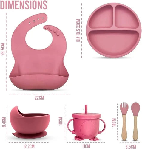 Anti-Spill Suction Bowl + Spoon Set – Baby Feeding Essentials