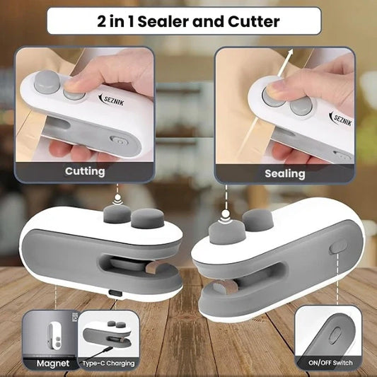 FreshLock – Portable Mini Sealer | No Preheating Needed | Airtight Seal
