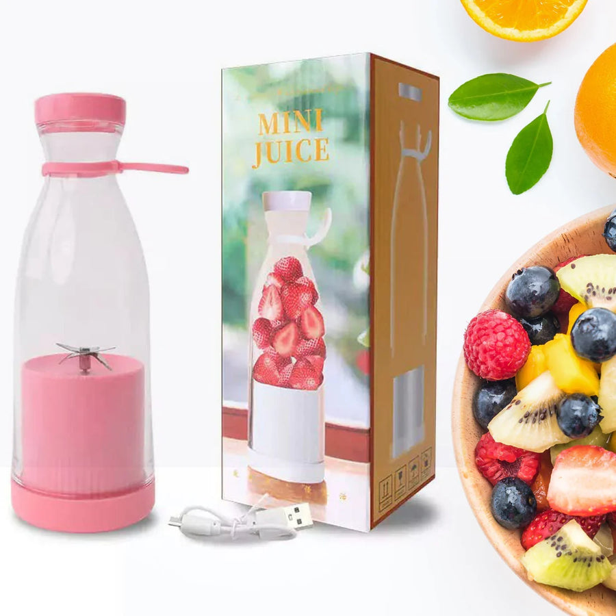 Portable 420ml Juicer Blender with 6 Stainless Steel Blades