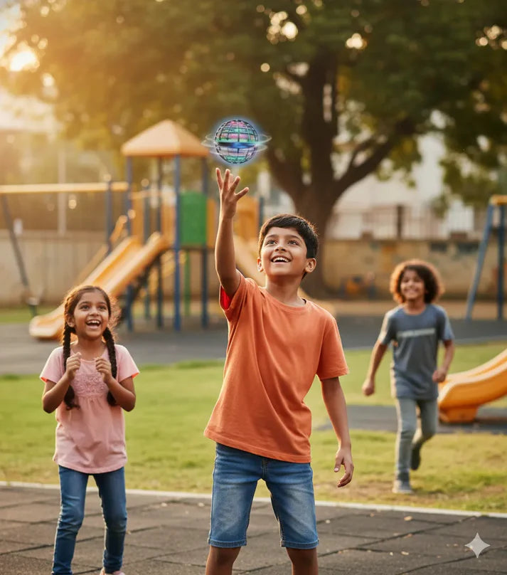 MagicFloater™ – 360° Flying Ball with Gesture Control & LED Show