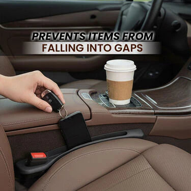 Car Seat Gap Filler (Pack of 2) – Side Pocket Organizer & Drop Stopper