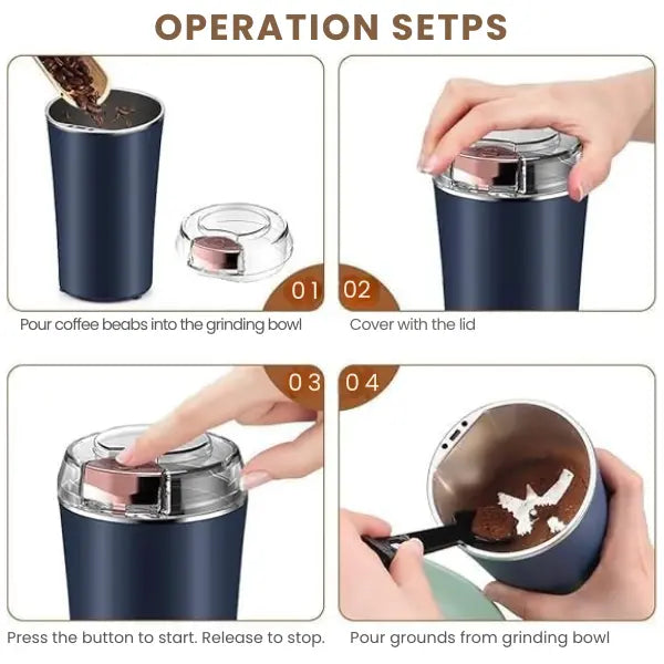 GrindPro - Electric Coffee & Spice Grinder