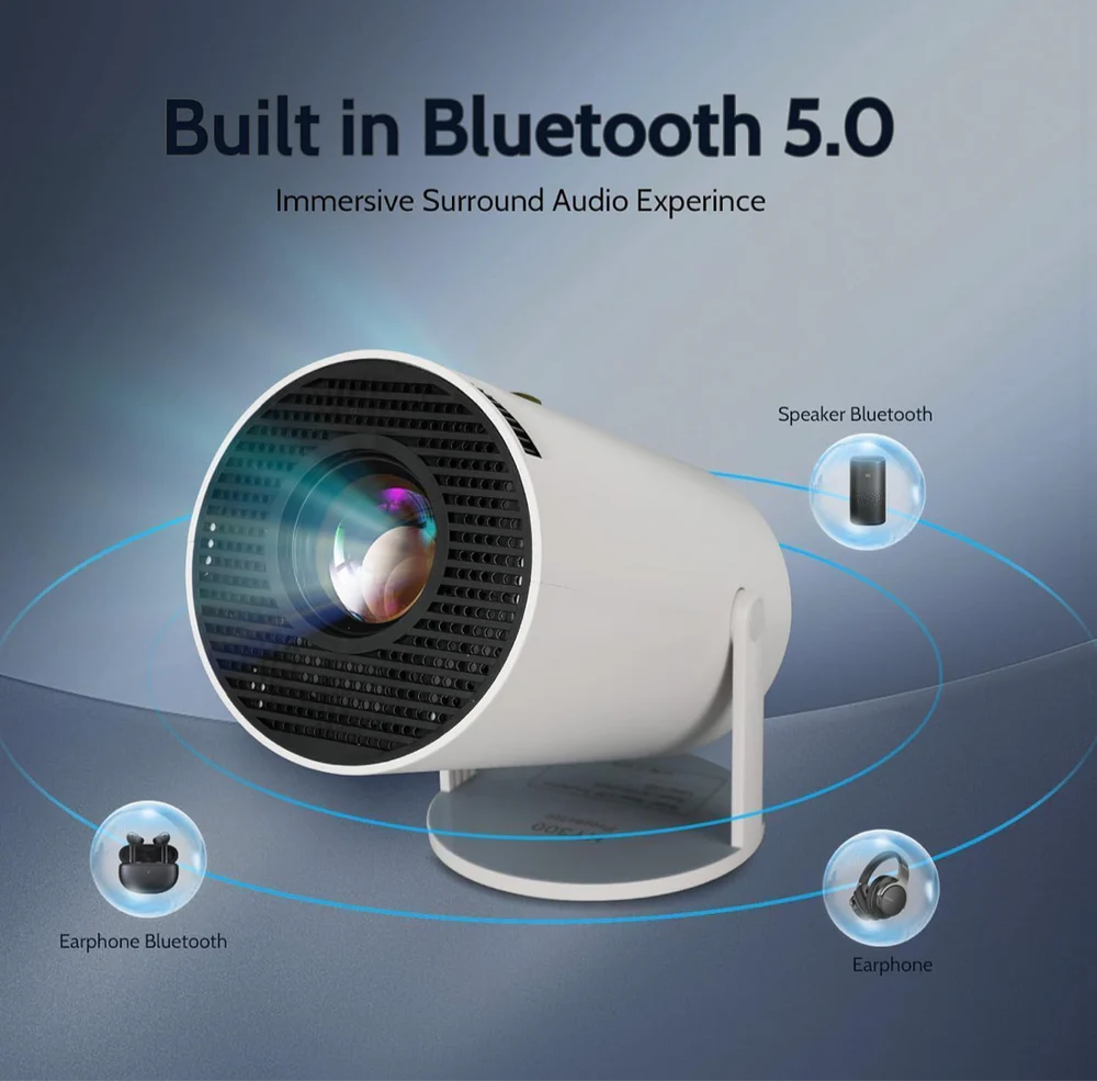 Mini Portable Projector – HD Home Theater & Outdoor Movie Projector