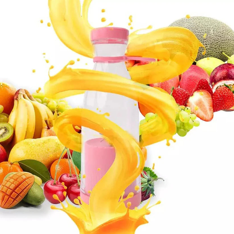 Portable 420ml Juicer Blender with 6 Stainless Steel Blades