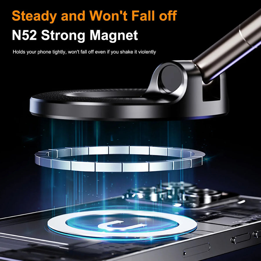 Car Dashboard Magnetic Phone Mount – 360° Universal Holder