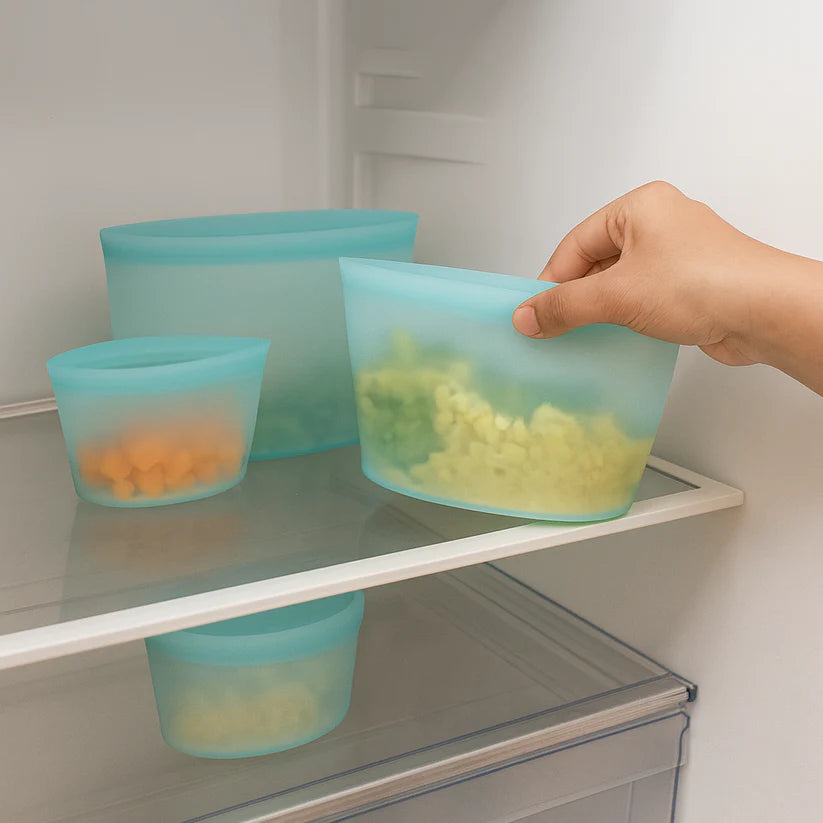 Silicone Food Storage Bags (Pack Of 4)