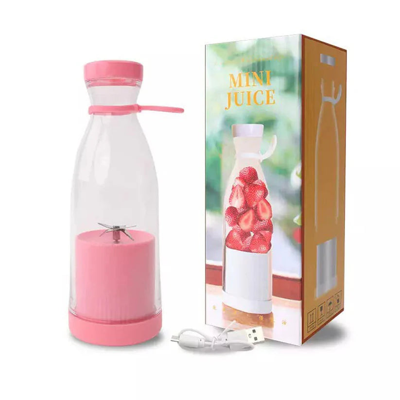Portable 420ml Juicer Blender with 6 Stainless Steel Blades
