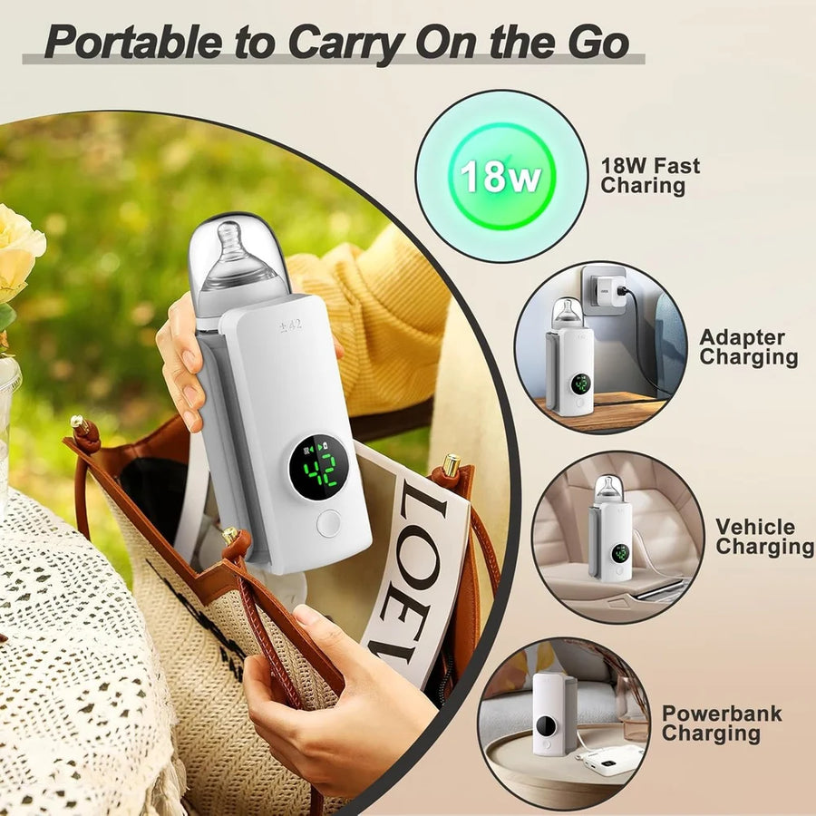 Baby Feeding Bottle Warmer – Portable USB Milk Warmer