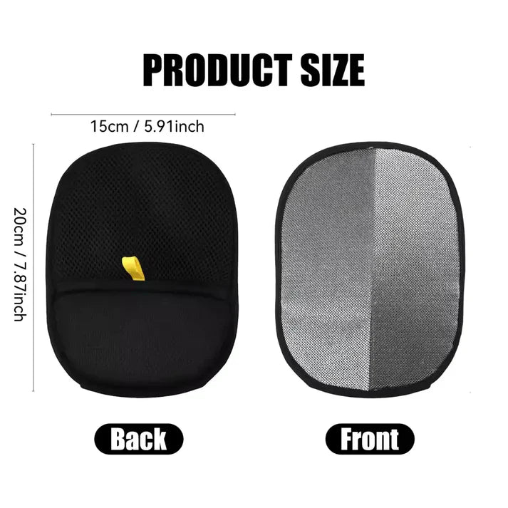 Pet Grooming Glove – Deshedding Brush Mitt for Dogs & Cats