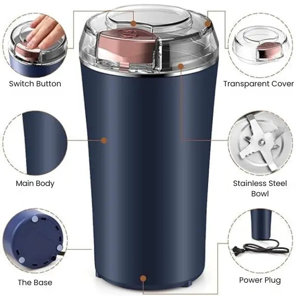 GrindPro - Electric Coffee & Spice Grinder