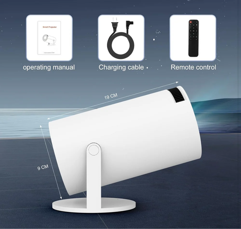 Mini Portable Projector – HD Home Theater & Outdoor Movie Projector