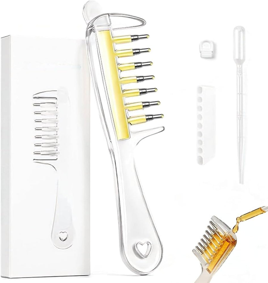 Trending Crystal Comb - Hair Serum Applicator & Scalp Massager