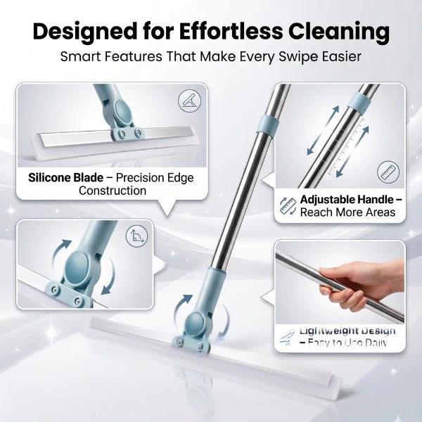 Multipurpose Wiper with Extendable Rod
