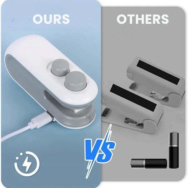 FreshLock – Portable Mini Sealer | No Preheating Needed | Airtight Seal