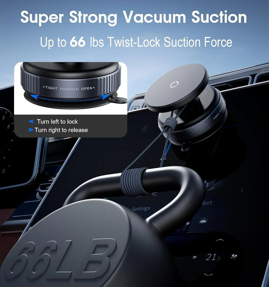 Car Dashboard Magnetic Phone Mount – 360° Universal Holder