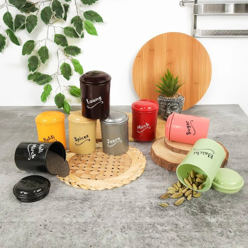 Storage Jars & Kitchen Organizer Set (8-Piece, 300ml)
