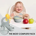 Anti-Spill Suction Bowl + Spoon Set – Baby Feeding Essentials