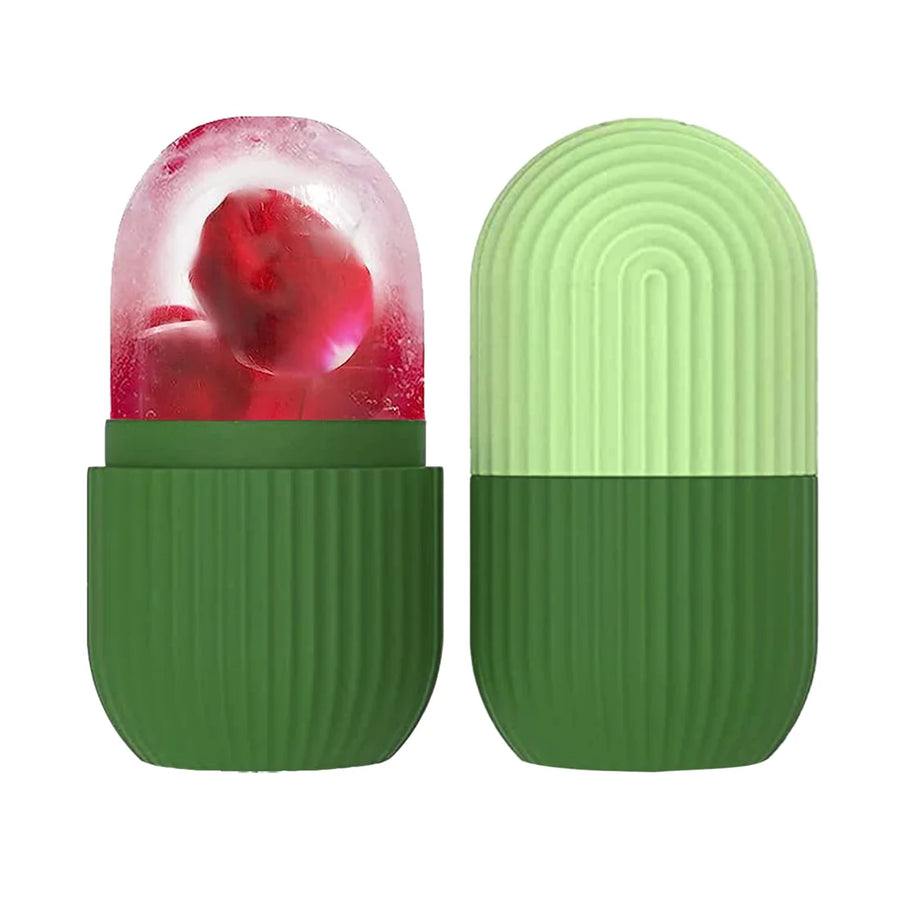 Ice Face Roller & Jade Roller – Glow & Depuff Skin Tool