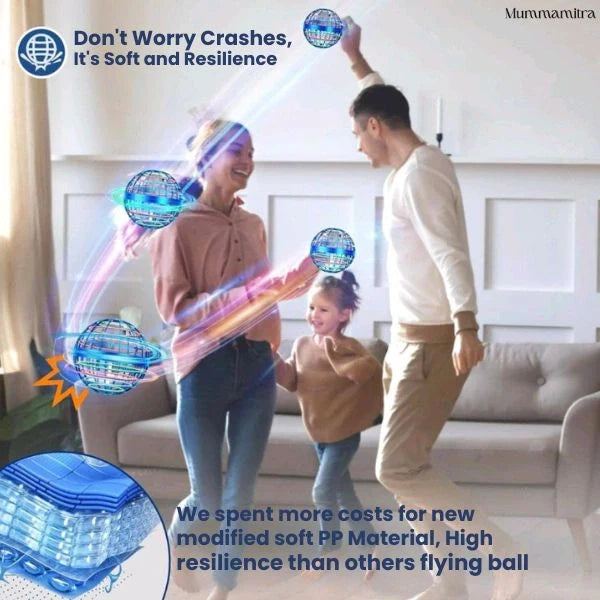 MagicFloater™ – 360° Flying Ball with Gesture Control & LED Show