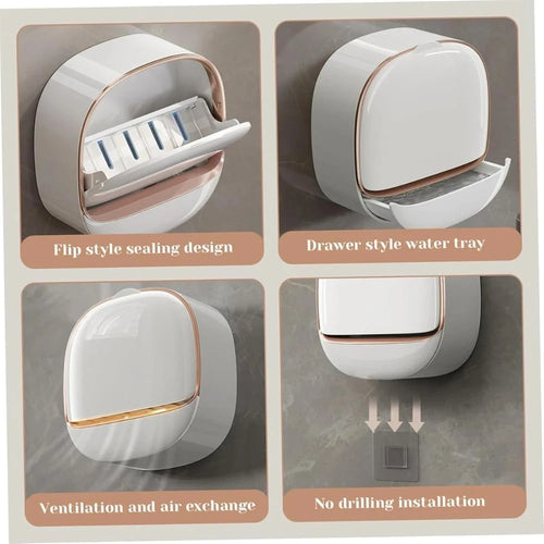Dry Soap Holder with Drain Tray - Buy 1 Get 1 Free