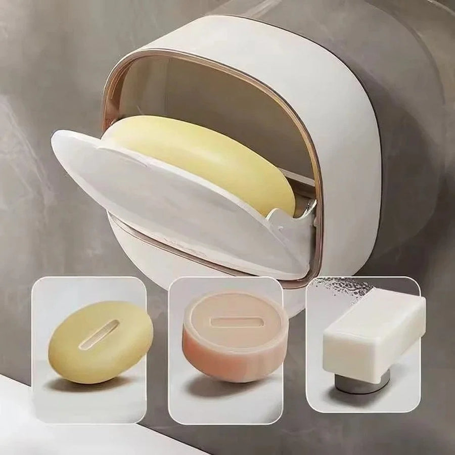 Dry Soap Holder with Drain Tray - Buy 1 Get 1 Free