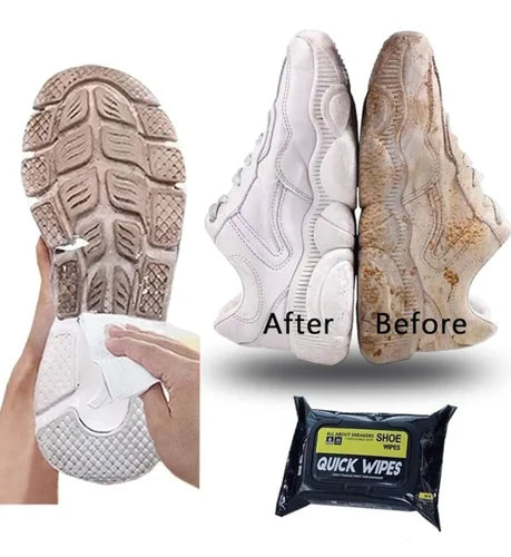 Instant Shoe Cleaning Wipes (Pack of 80)