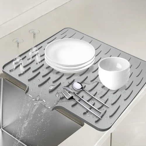 Silicone Dish Drying Mat for Kitchen Counter