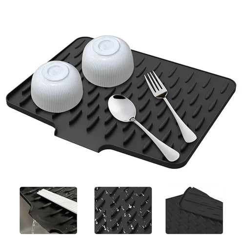 Silicone Dish Drying Mat for Kitchen Counter